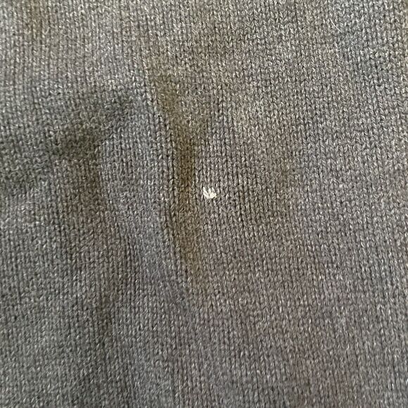 Banana Republic pullover mens sweater adult M chest button Gray - Picture 4 of 8